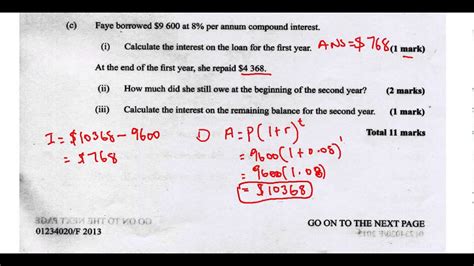 Want ib geography past papers to practice on? CSEC CXC Maths Past Paper 2 Question 1c May 2013 Exam Solutions ACT Math, SAT Math, - YouTube