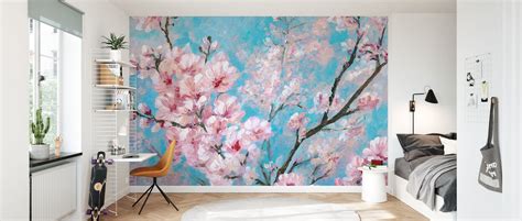 Cherry Blossoms Gratis Bezorgd Fotobehang Van De Hoogste Kwaliteit