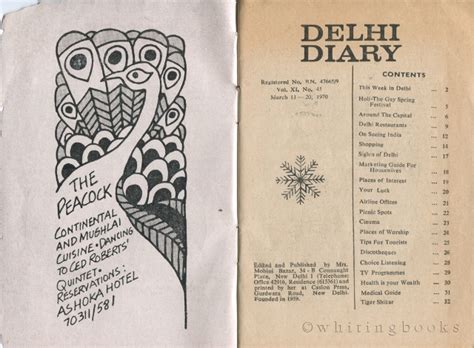 Delhi Diary Vol Xi No 45 March 13 20 1970