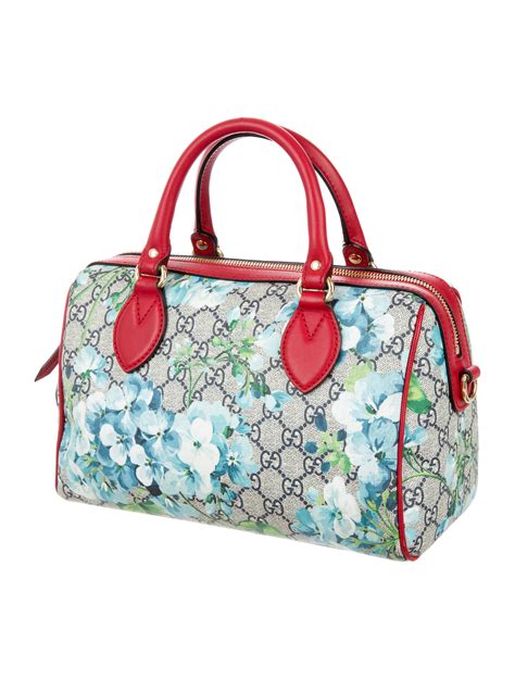 Gucci 2015 Gg Blooms Boston Bag Handbags Guc162853 The Realreal