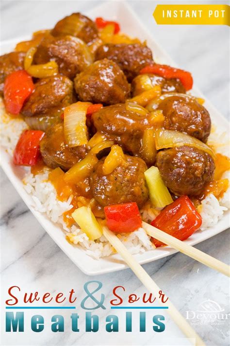 Easy Sweet And Sour Meatballs Recipe With Pineapple