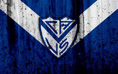 A virtual museum of sports logos, uniforms and historical items. Download wallpapers 4k, FC Velez Sarsfield, grunge ...