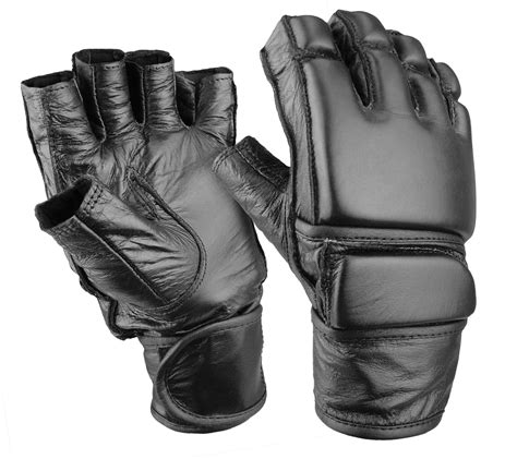 Authentic Leather Grappling Gloves Sparring Strike Punch Mitts Mma