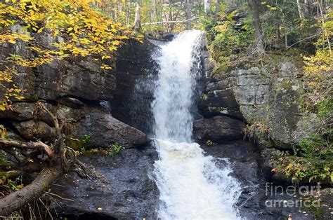 jericho falls in berlin nh photograph by mark guilfoyle