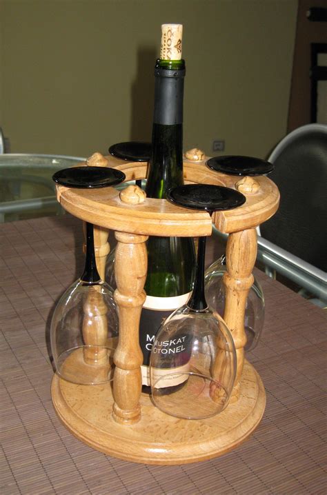 All our wine glass racks are built when ordered in the usa and are sanded, pre assembled and shipped to your door. Wine bottle and glass holder | Diy wine projects, Wine ...