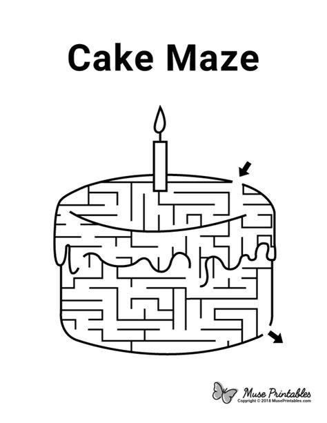 Printable Birthday Mazes For Kids Artofit