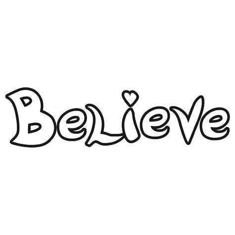 Believe Clip Art - Cliparts