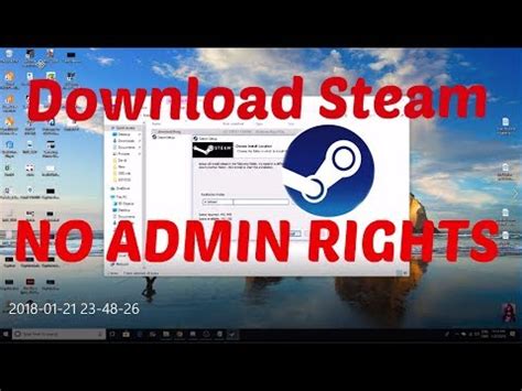 Download the.dll that the error. HOW TO download STEAM without Admin rights!! - YouTube