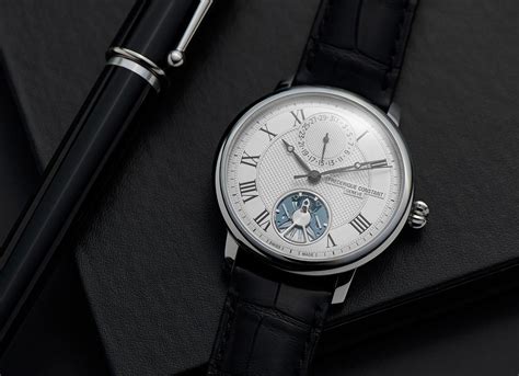 Frederique Constant Slimline Monolithic Manufacture 40hz Time And