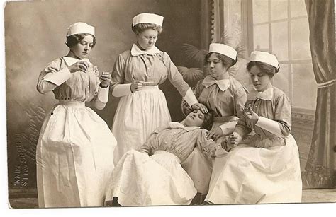 Photograph Of Nurses Circa Early 1900s Possibly During World War I