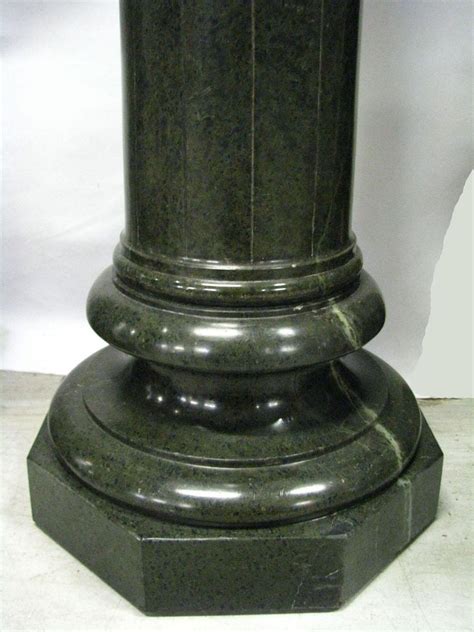 20th Century Marble Column Pedestal At 1stdibs