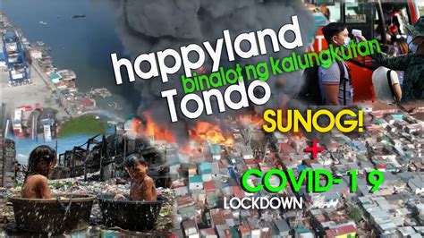 Sunog Sa Happyland Tondo 2020 Aerial Footage Youtube