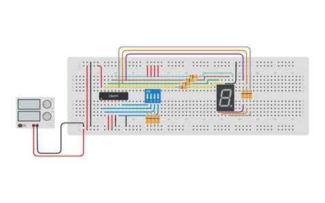 Circuit Design Decodificador Bcd Para Display De 7 Segmentos Cd4511