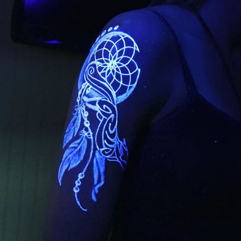 Black Light Tattoos Or Glow In The Dark Tattoos Is A Part Of A New
