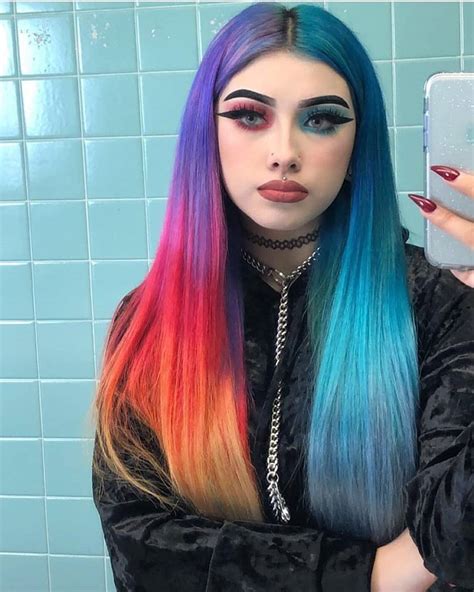 colorful hair all day colored beauties instagram photos and videos hair styles dyed