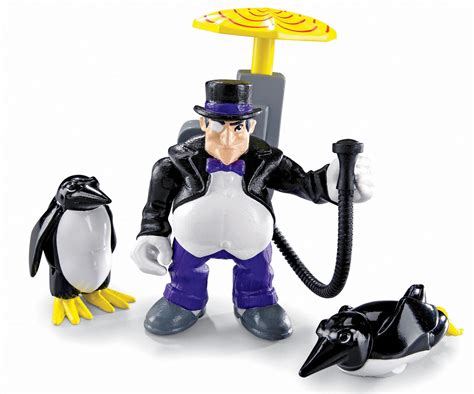 Imaginext M5646 Dc Super Friends Toy Penguin Figure With Spinning