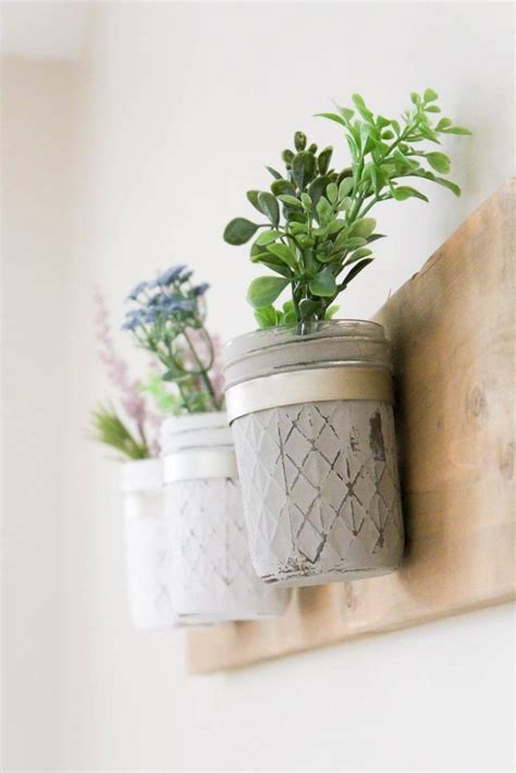 9 Stunning Wall Planters Easy Decor Ideas Mason Jar Diy Spring