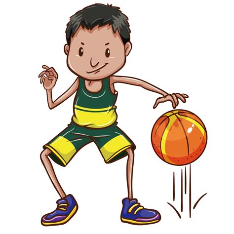 Take to the court and show off your shooting skills and awesome dunks! Library of person playing basketball picture freeuse stock png files Clipart Art 2019
