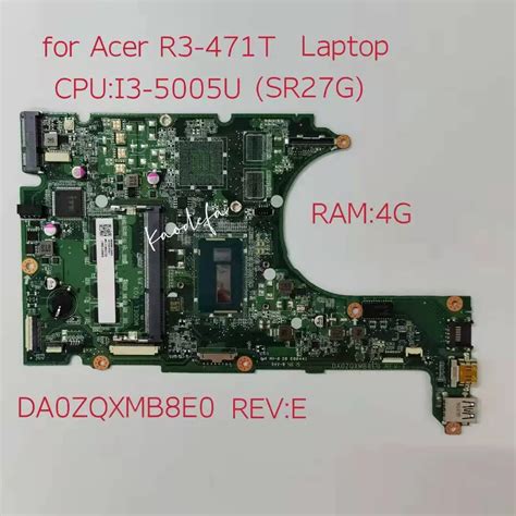 For Acer Aspire R3 471t R3 471 Motherboard Mainboard Nbm88110066 Cpu