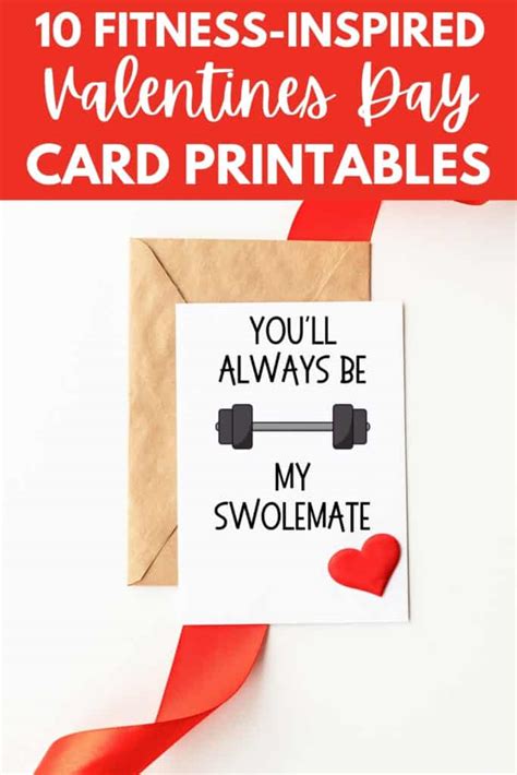 10 Fun Fitness Valentine S Day Cards Free Printables