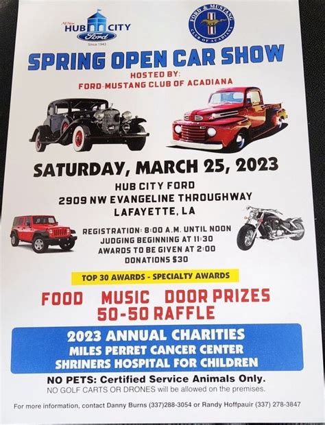 Hub City Ford Spring Show Hub City Ford Lafayette 25 March 2023