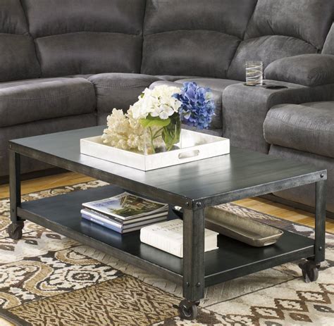 Marble tables make a stunning statement in your modern living room. Metal Coffee Table - Gray Industrial Style | Coffee table ...