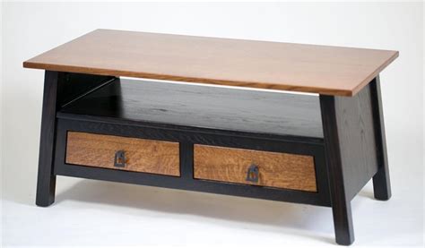 Easy mobility with hidden caster wheels. Santa Fe Coffee Table from DutchCrafters Amish Furniture