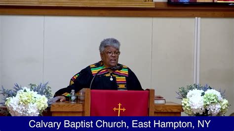 Calvary Baptist Sunday Morning Worship Service Youtube