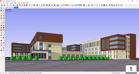 Sketchup Office Building J1 Free 3d Model Cgtrader