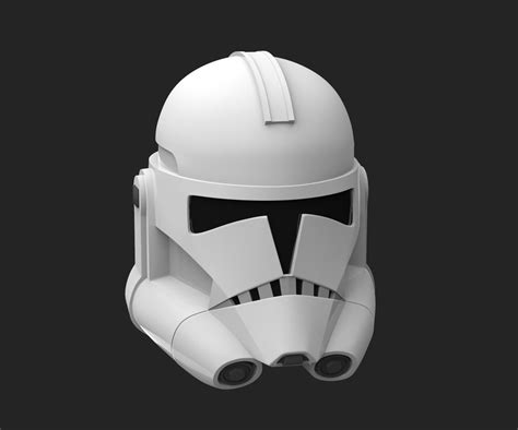 Clone Trooper Helmet Tcw Phase 2 3d Print Files Stl Etsy