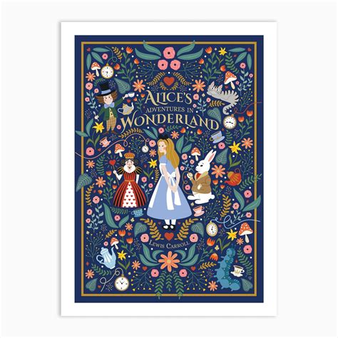 Alice In Wonderland Art Print Alice In Wonderland Poster Art Prints
