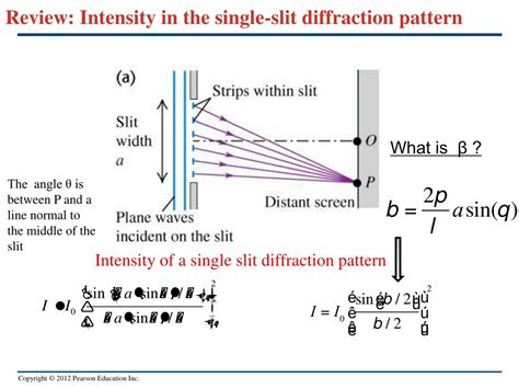 Ppt Examples Of Single Slit Diffraction Correction Powerpoint