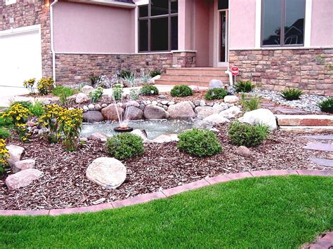 Do you want to beautify your front or backyard? 14 Beautiful Garden Ideas that Easy to Apply | Stone landscaping, Rock garden design ...