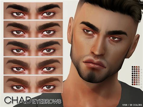 Chad Eyebrows N136 By Pralinesims At Tsr Sims 4 Updates