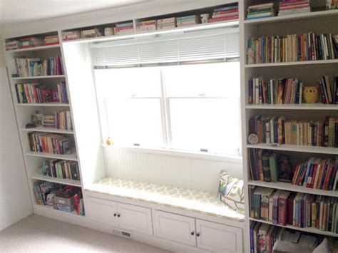 Diy Built In Bookshelves How To Build A Window Seat Bookcase Tutorial