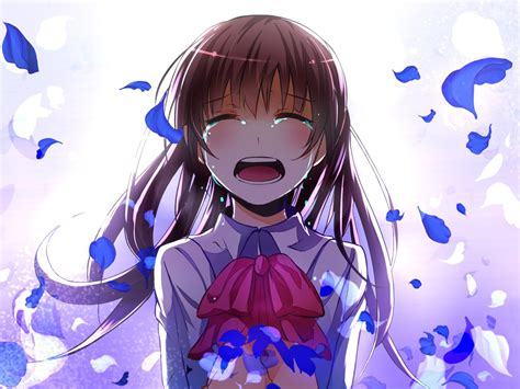 Kawaii Anime Llorando Triste Imagenes Sad Anime Chica