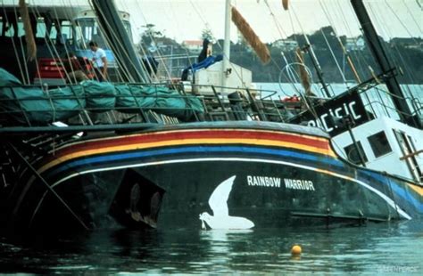 Sinking Of The Rainbow Warrior Alchetron The Free Social Encyclopedia