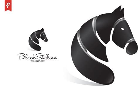 Black Stallion Logo Creative Logo Templates ~ Creative Market