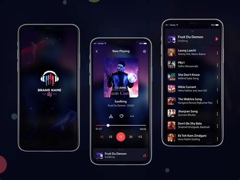 Mobile Music Player Ui Design Psd Uplabs