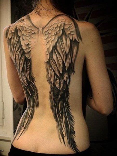 25 Coolest Back Tattoos For Women Back Tattoo Women Wings Tattoo