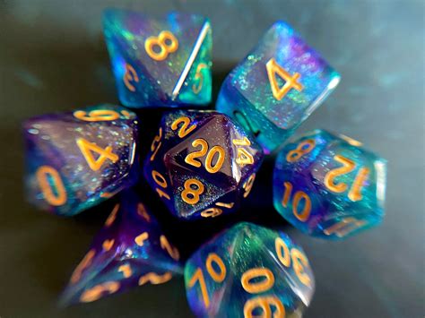 Water Sprite Dnd Dice Set For Dungeons And Dragons Ttrpg D20