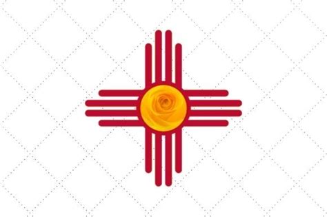 Zia Sun Symbol New Mexico Flower Nature Graphic By Sadekart · Creative