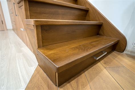 Contemporary Wood Stair Risers