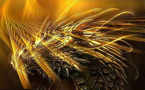 Golden Dragon Hd Wallpaper Dragon Images Fire Dragon Cool Dragons
