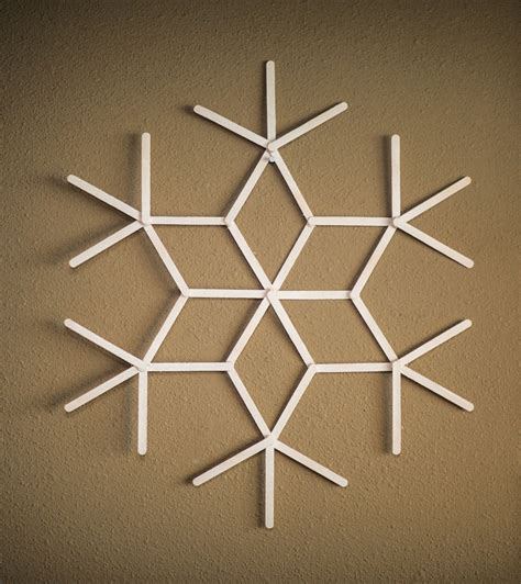 Making A Popsicle Stick Snowflake My Frugal Christmas
