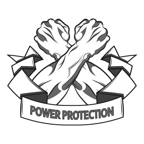 Premium Vector Conceptual Crossed Fists In Protection Vector