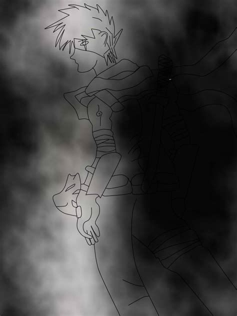 Kakashi Hatake Anbu Black Ops No Color By Calioon On Deviantart