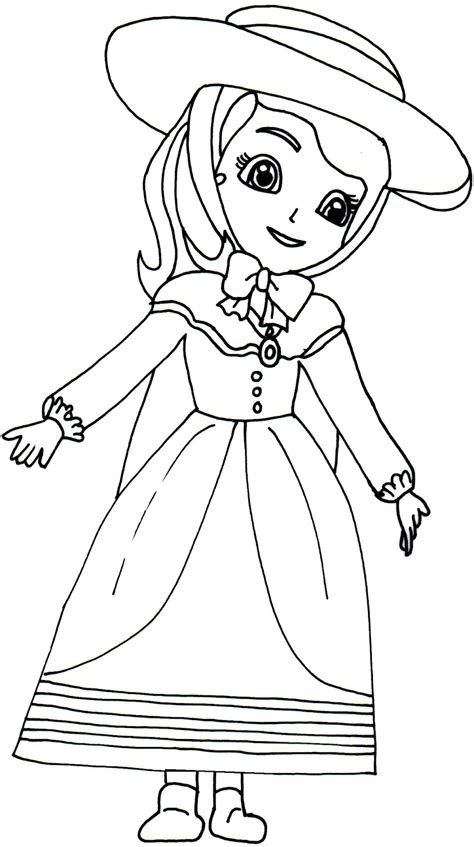 Sofia The First Coloring Pages Great Aunt Venture Sofia The First Coloring Page