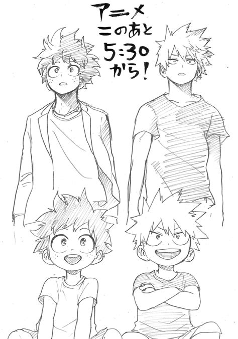 All Of Horikoshis Bnha Twitter Sketches