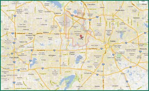 Dallas Fort Worth Metroplex Map